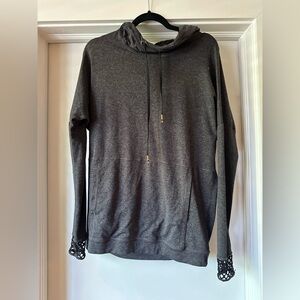 Anthropologie Gray Cowl Neck Sweater